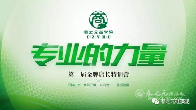 春之元硅藻泥商學(xué)院金牌店長特訓(xùn)營<專業(yè)的力量>