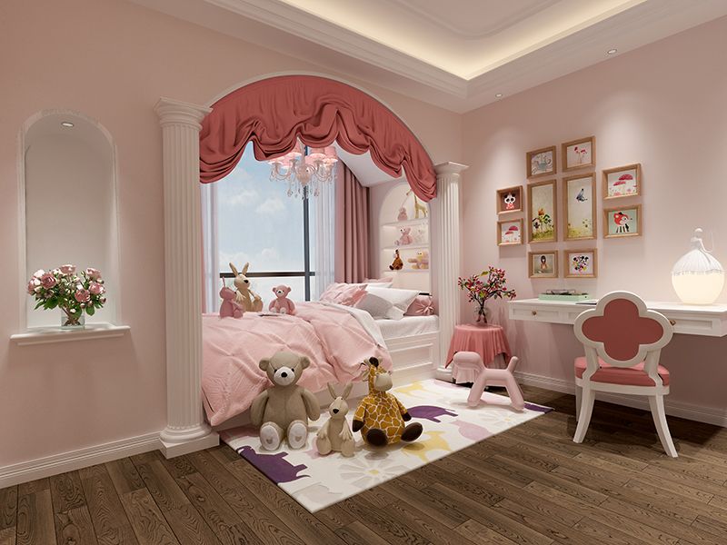 珠光潤雨-仙蹤粉色效果圖