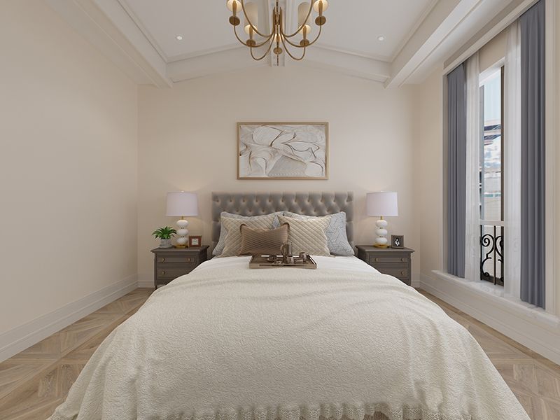 珠光潤雨-米黃色效果圖