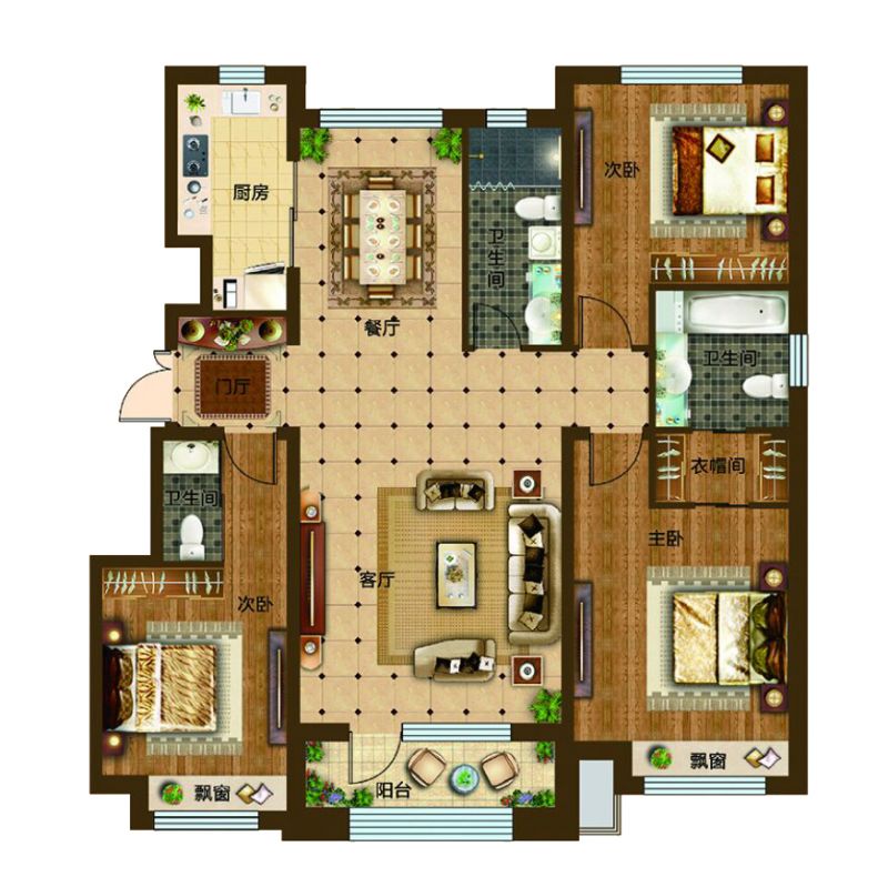 星光博比尼戶型圖