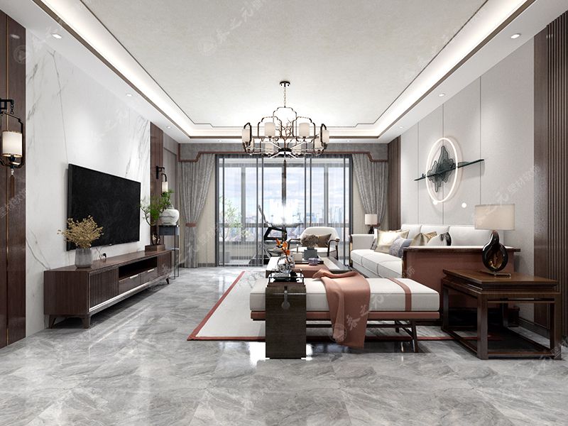 山河秀美效果圖